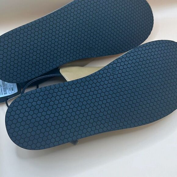 Tosca Blue TB Studio Women's 40 Chunky Sling Back Sandals Sand Beige Colorblock - Picture 7 of 13